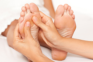 Intensieve voetmassage bij pedicurepraktijk Anja Koot